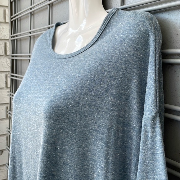 LLR Blue Speckled  Irma Tunic Top-0173 - Picture 2 of 11